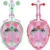 Antibeschlag-Vollgesichts-Tauchmaske für Kinder - rosa Produktbild-Vorschau 8