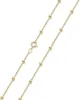 MATERIA Damen Kugeln Kette Gold Halskette - 1,3mm Produktbild-Vorschau 1