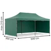 Faltpavillon 3x6 m Springos® – Gartenpavillon Marktzelt Produktbild-Vorschau 8