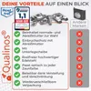 Qualinos Eckverbinder (10 Stück) – Längsverbinder für Produktbild-Vorschau 6