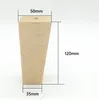 Bukové nohy 12 cm – lichoběžník, surové, s montážní sadou Náhled obrázku produktu 2