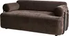 BELIANI 2-Sitzer Sofa Dunkelbraun Chenille Stoff Gepolstert Produktbild-Vorschau 5