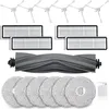 A collection of robot vacuum cleaner accessories laid out on a white background. Produktbild-Vorschau
