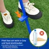 COSTWAY Set di tetherball regolabile in altezza a 3 Anteprima dell’immagine prodotto 7