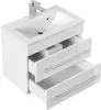 Badmöbel Waschplatz "Portus 600 SlimLine" 60 cm weiß Produktbild-Vorschau 2