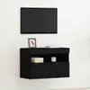 vidaXL TV-Wandschrank 60 x 30 x 40 cm Schwarz Eichen-Optik Produktbild-Vorschau 2