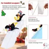 COSTWAY Pingouin de Noël LED, décoration de Noël illuminée Voir les images du produit 6