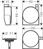 hansgrohe Exafill S Fertigset chrom, 1 Stk. Produktbild-Vorschau 6
