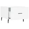 Couchtische 2 Stk. Hochglanz-Weiß 50x50x40 cm Holzwerkstoff Produktbild-Vorschau 7