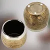 Two ceramic pots, one showing the inside and rim, the other showing the bottom and exterior. Produktbild-Vorschau