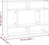 Półka Ścienna, Przydymiony Dąb, 75X16X55 Cm Lumarko! Podgląd zdjęcia produktu 14