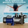 Pool Pumpe 17700 l/h 1100 W Schwimmbadpumpe Filterpumpe Produktbild-Vorschau 8