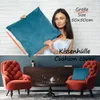 Dekokissen 50x50cm Kissenhülle mit Reißverschluss Produktbild-Vorschau 4
