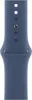 A close-up view of a blue watch band. Produktbild-Vorschau