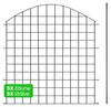 NewHabitat | 5x Teichzaun Steckzaun aus Metall Anthrazit Produktbild-Vorschau 2