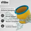 vhbw Faltenfilter kompatibel mit Parkside PNTS 30/4(E/S), Produktbild-Vorschau 7