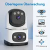 1080P IP Kamera Innen Dual-Linse, WLAN Überwachungskamera Produktbild-Vorschau 1