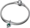 Pandora Charm-Anhänger Palme Opal Zirkonia Grün Silber Produktbild-Vorschau 3