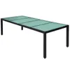11-tlg. Garten-Essgruppe mit Auflagen Poly Rattan Schwarz Produktbild-Vorschau 5