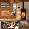 BLACK OAK Kaminholzregal OHIO 102x41x35cm schwarz modern Produktbild-Vorschau 7