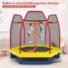 COSTWAY Ø223cm zahradní trampolína s bezpečnostní sítí, Náhled obrázku produktu 3