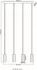 Lampa wisząca JAMES 57918-4H Globo Podgląd zdjęcia produktu 7