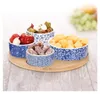 Excellent Houseware Tapas-Servierset, Bambus/Porzellan, Produktbild-Vorschau 2