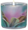 Windlicht aus mundgeblasenem Glas mit Blumenmotiv, Produktbild-Vorschau 2