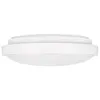 A white, round ceiling light fixture against a white background. Náhľad obrázku produktu