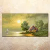 Coloray Acrylbild 140x70  Wandbild Acrylbilder Mond Meer Produktbild-Vorschau 2
