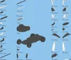 CADA Blocks Blade Sports Car C51307W 29226 - Jeu de Voir les images du produit 7