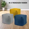 URBANARA Sitzsack-Hocker 85l blau Basic-Comfort mit Produktbild-Vorschau 4
