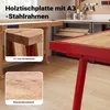 Stół warsztatowy Wiltec 120 x 62,5 x 83 cm składany, Podgląd zdjęcia produktu 11