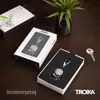 TROIKA GEOMETRIC WAVES, Schlüsselring, Schwarz, Silber, Produktbild-Vorschau 6