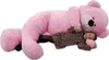 Grand ours en peluche 2,2 mètres rose 220 cm XXL Voir les images du produit 2