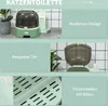 PawHut Katzentoilette, Katzenhaus, Katzenklo inklusive Produktbild-Vorschau 7