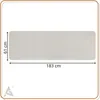 ACTIGET Yogamatte, Fitnessübung, rutschfest, 183x61 cm, Produktbild-Vorschau 3