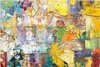Küchenrückwand Spritzschutz Glas mit Motiv Abstrakte Kunst Produktbild-Vorschau 3