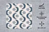 MuchoWow® Mauspad Mousepad Mond - Design - Kreis 20x20 cm - Produktbild-Vorschau 2