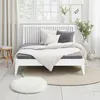 Homestyle4u Holzbett 140x200 Bettgestell weiß Bett Produktbild-Vorschau 13
