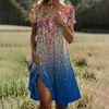 ASKSA Dámské letní šaty Ležérní letní boho šaty Elegantní Náhled obrázku produktu 2