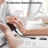deleyCON 10cm USB-C auf USB-A OTG Kabel Adapter, 1 Stück Produktbild-Vorschau 6