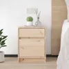 vidaXL Nachtschrank 40x31x50 cm Massivholz Kiefer Produktbild-Vorschau 3