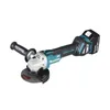 A cordless angle grinder with a battery pack attached, shown against a white background. Produktbild-Vorschau