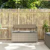 vidaXL Panca da giardino con contenitore e cuscini in Anteprima dell’immagine prodotto 3