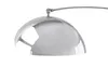BELIANI Stehlampe Silber Metall 188 cm verchromt runder Produktbild-Vorschau 4
