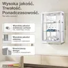 K-Möbel Wisząca witryna w kolorze białym (80x60x25 cm) z 2 Podgląd zdjęcia produktu 2
