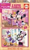 Educa Borras - Drewniana układanka Disney Minnie i Radosne Náhľad obrázku produktu 1