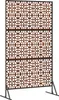 vidaXL Sichtschutz Grau 100 x 50 x 180 cm Wetterfeststahl Produktbild-Vorschau 6