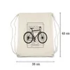 Fahrrad Turnbeutel Gymsack Rennrad Geschenk Fahrradfahrer Produktbild-Vorschau 2